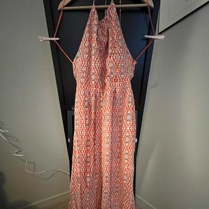 Maxi length Joie dress with bohemian pattern